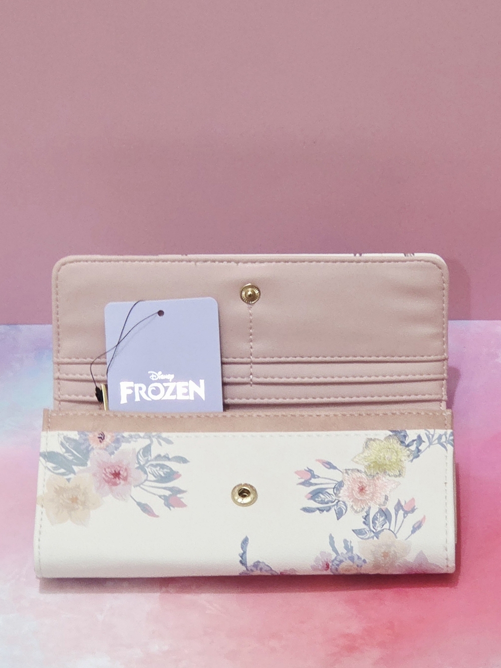 Disney Frozen Floral Embroidered Sketch Portraits Mini Backpack and Wallet - Picture 16 of 16